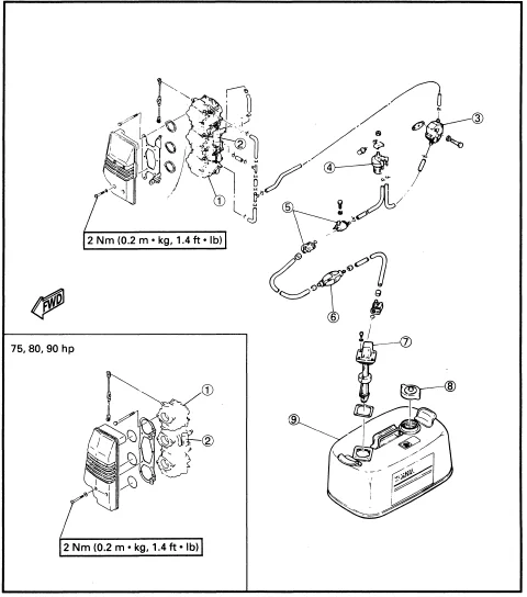 1997 Yamaha C60 Tlrv Outboard Service Repair Maintenance Manual Factory - PDF Download - Image 4