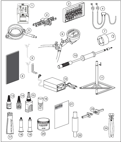 1998-2004 APRILIA RSV MILLE MOTORCYCLE SERVICE REPAIR WORKSHOP MANUAL + PARTS LIST - PDF DOWNLOAD - Image 4