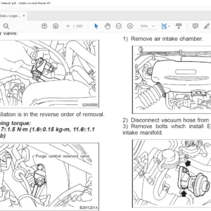 1998 subaru Legacy Outback Gt-L Service  Manual - PDF Download