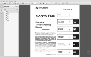 2000-2005 Hyundai Santa Factory Service Manual - PDF DOWNLOAD