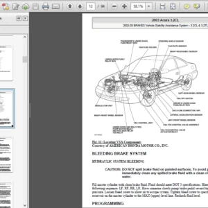 2001-2003 Acura Cl Service Repair Manual - PDF Download