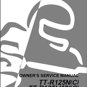 2001 Yamaha Tt r125 Ttr125 And Tt r125lw Ttr125lw Service Repair Manual Motorcycle Deta Download
