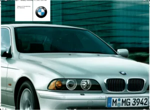 2002 Bmw E39 520i 523i 525i 530i 535i 540i 520d 525d 530d Owners Manual  Instant - Pdf Download
