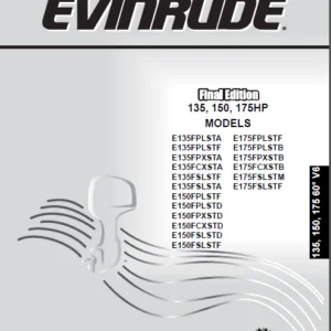 2003 Johnson Evinrude 135hp 150hp 175hp Parts Catalog Manual - Pdf Download