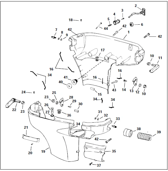 2003 Johnson Evinrude 75hp 90hp 115hp Parts Catalog Manual Download - PDF - Image 3