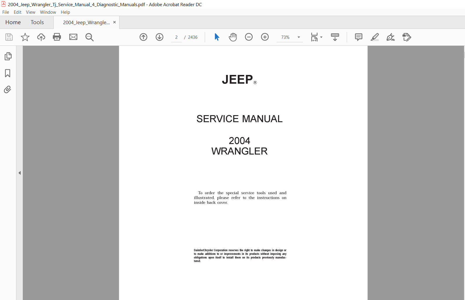 jeep yj service manual pdf download