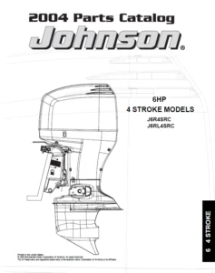 2004 Johnson Evinrude 6hp 4-stroke Parts Catalog Manual Download - PDF