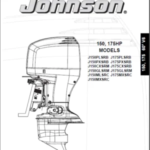 2004 Johnson Evinrude 150hp 175hp V6 2-stroke Parts Catalog Manual Download -PDF
