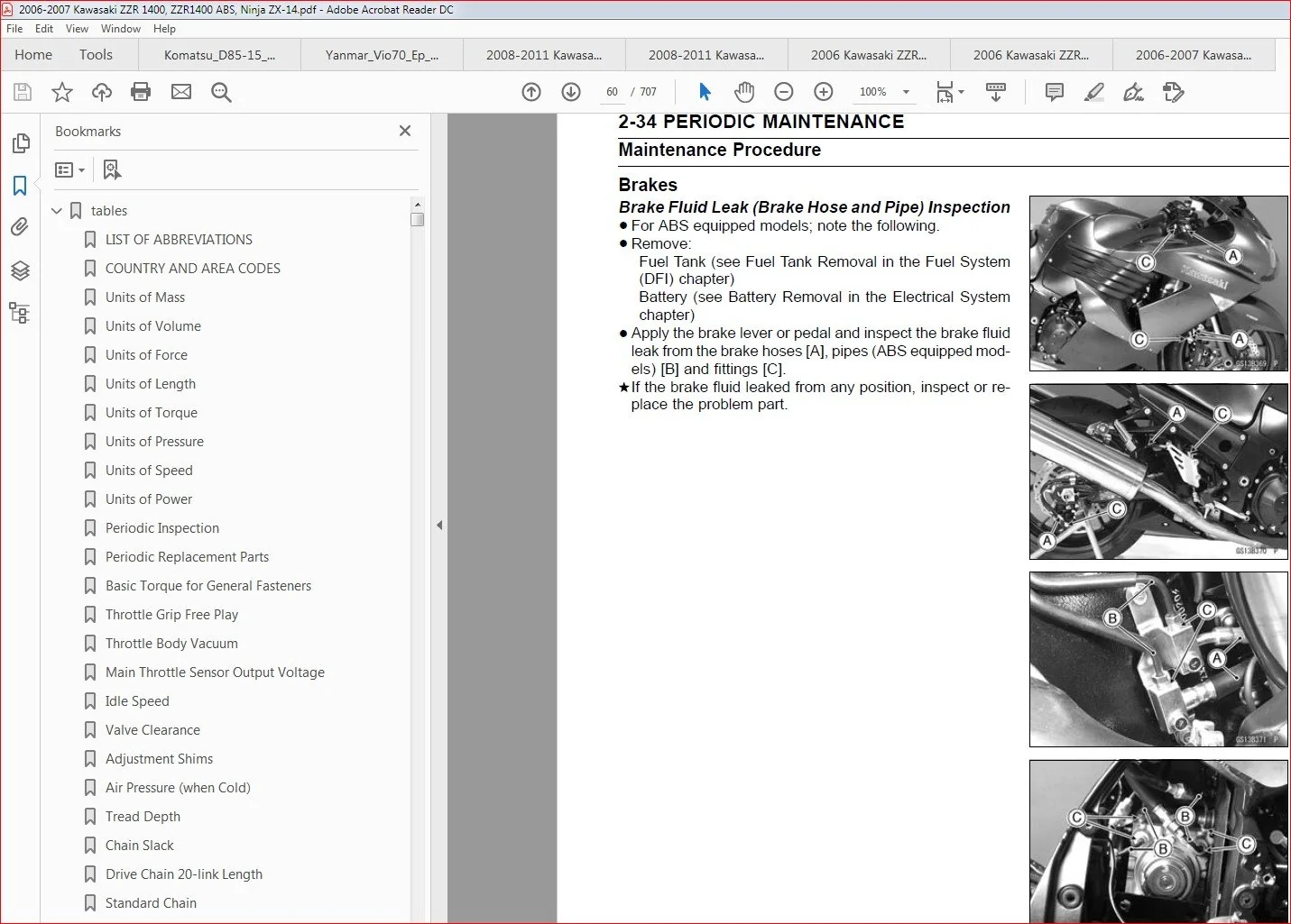 2006-2007 Kawasaki Zzr 1400 Zzr1400 Abs Ninja Zx 14 Motorycle Workshop Repair Service Manual - PDF DOWNLOAD - Image 2
