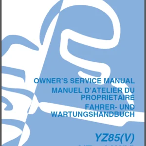 YAMAHA YZ85 DIGITAL WORKSHOP REPAIR MANUAL 2006