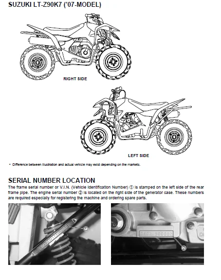 2007-2014 Suzuki Lt z90 Quadsport Service Repair Manual Ltz90 Highly Detailed Fsm Preview download - Image 4