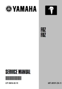 2012 Yamaha F8 Hp Outboard Service Repair Manual - PDF Download