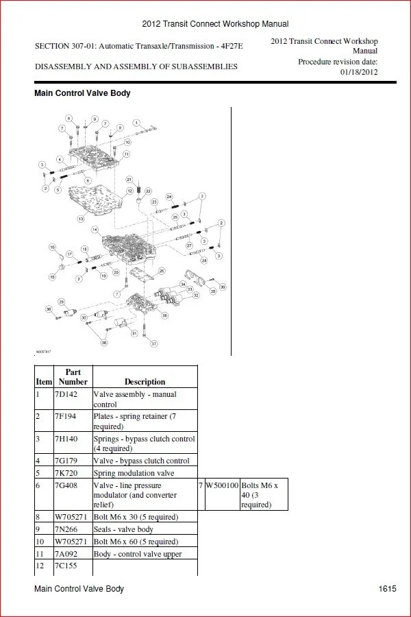 2012 Ford Transit Connect Workshop Repair Service Manual - PDF DOWNLOAD - Image 5