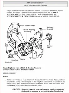 1997-2005 Chevrolet Venture Service Manual - PDF DOWNLOAD