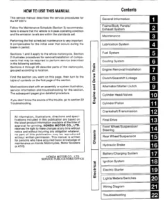 Honda Nt650v Deauville Motorcycle Service Repair Manual - PDF DOWNLOAD