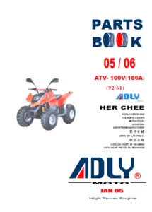 Adly atv 100V Parts Manual - PDF Download