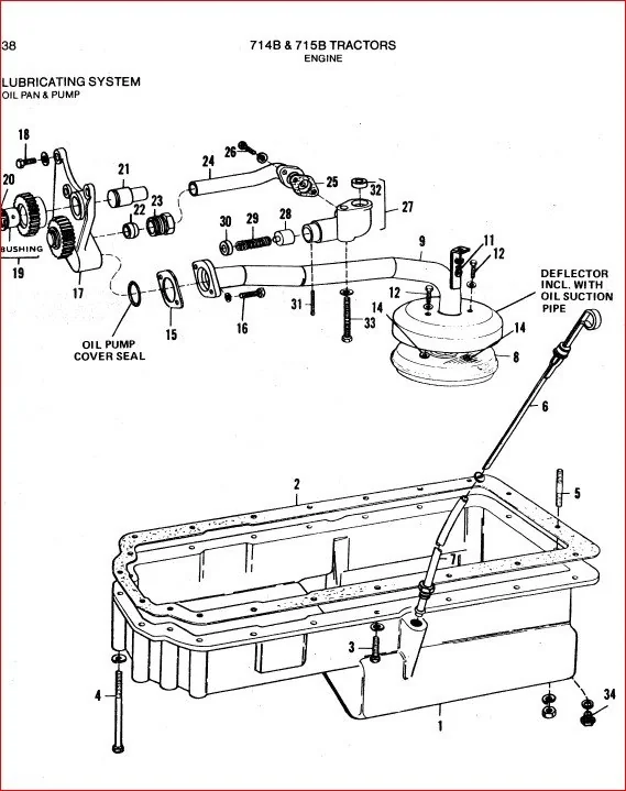 Allis Chalmers 714b 715b Tractors Parts Catalog Manual Download - Image 4