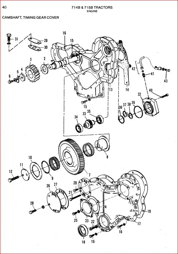 Allis Chalmers 714b 715b Tractors Parts Catalog Manual Download - Image 5