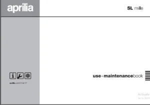 Aprilia SL1000 Falco Motorcycle Shop Manual - PDF DOWNLOAD