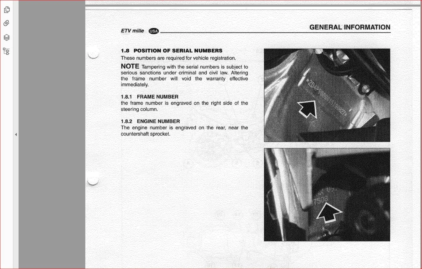 Aprilia Etv 1000 Caponord 2001-2007 Workshop Service Manual - PDF DOWNLOAD - Image 4