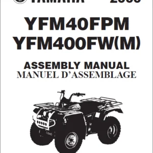 Atv Yamaha Yfm40fpm Yfm400fw Assembly Manual 2000 - PDF Download