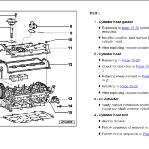 audi 1 8t 5v aeb atw factory service repair manual Pdf