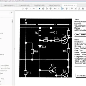 Bmw 1988-1989 5 Series E34 525i 535i Electrical Troubleshooting Manual Etm 10102 Quality  DOWNLOAD