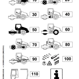Bomag BW177 AD-3 Single drum vibratory rollers PARTS MANUAL SN101580110101-101580111014 - PDF Downloads
