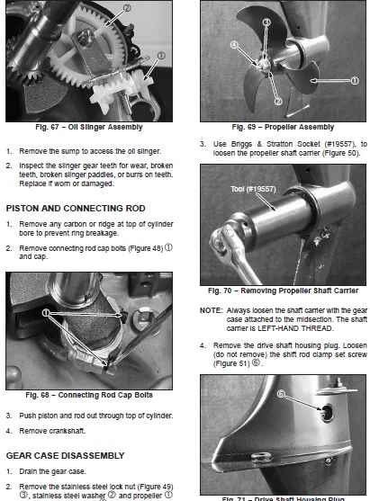 Briggs And Stratton Gasoline And Electric Outboard Engine Repair Manual - PDF Downloads - Image 3