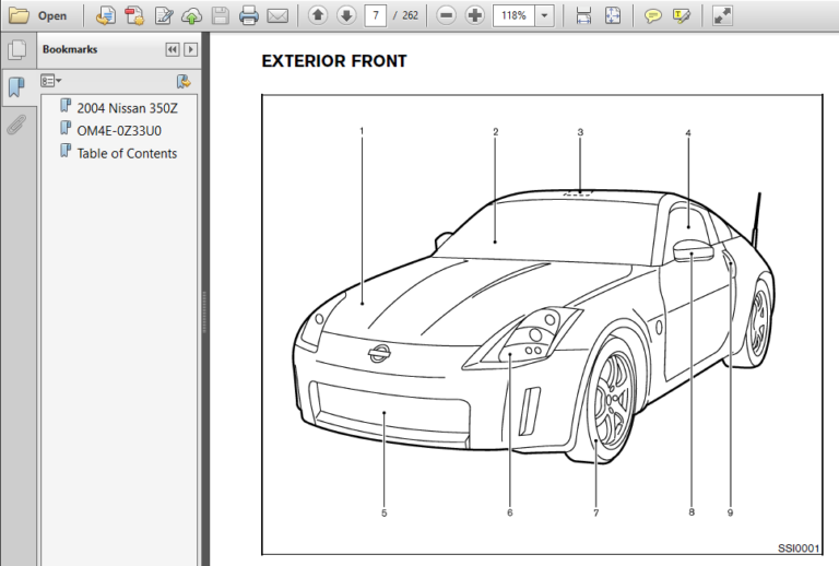 NISSAN 350z 2003-2008 OWNERS MANUAL FREE PDF DOWNLOAD.PDF