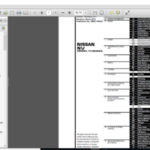 Nissan NV 2012, 2016 Service Manual - Pdf Download