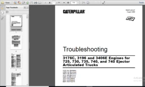 Cat 3406e 3465 Engine Service Repair Workshop Manual - PDF DOWNLOAD