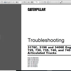 Cat 3406e 3465 Engine Service Repair Workshop Manual - PDF DOWNLOAD