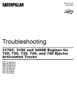 Cat 3406E & 3465 Engine Shop Manual - PDF Download