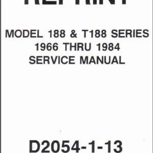 Cessna Aircraft 188 T188 Service Repair Manual 1966 1984 - PDF  Download