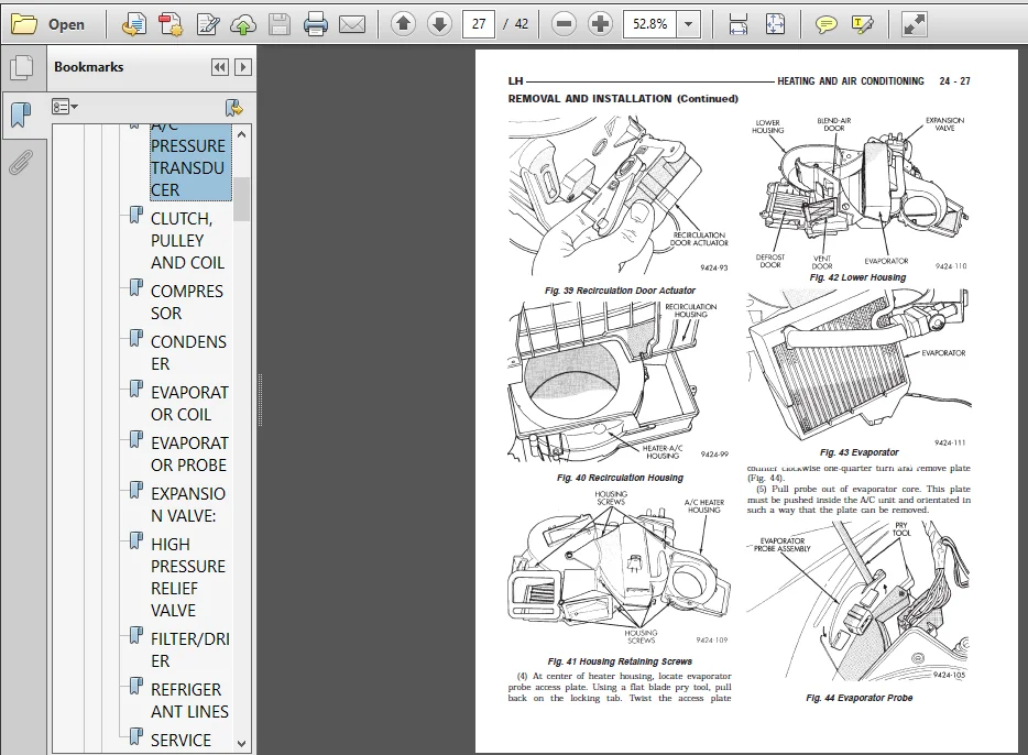 Chrysler Concorde 1993-1997 Workshop Repair Service Manual -  PDF Download - Image 2
