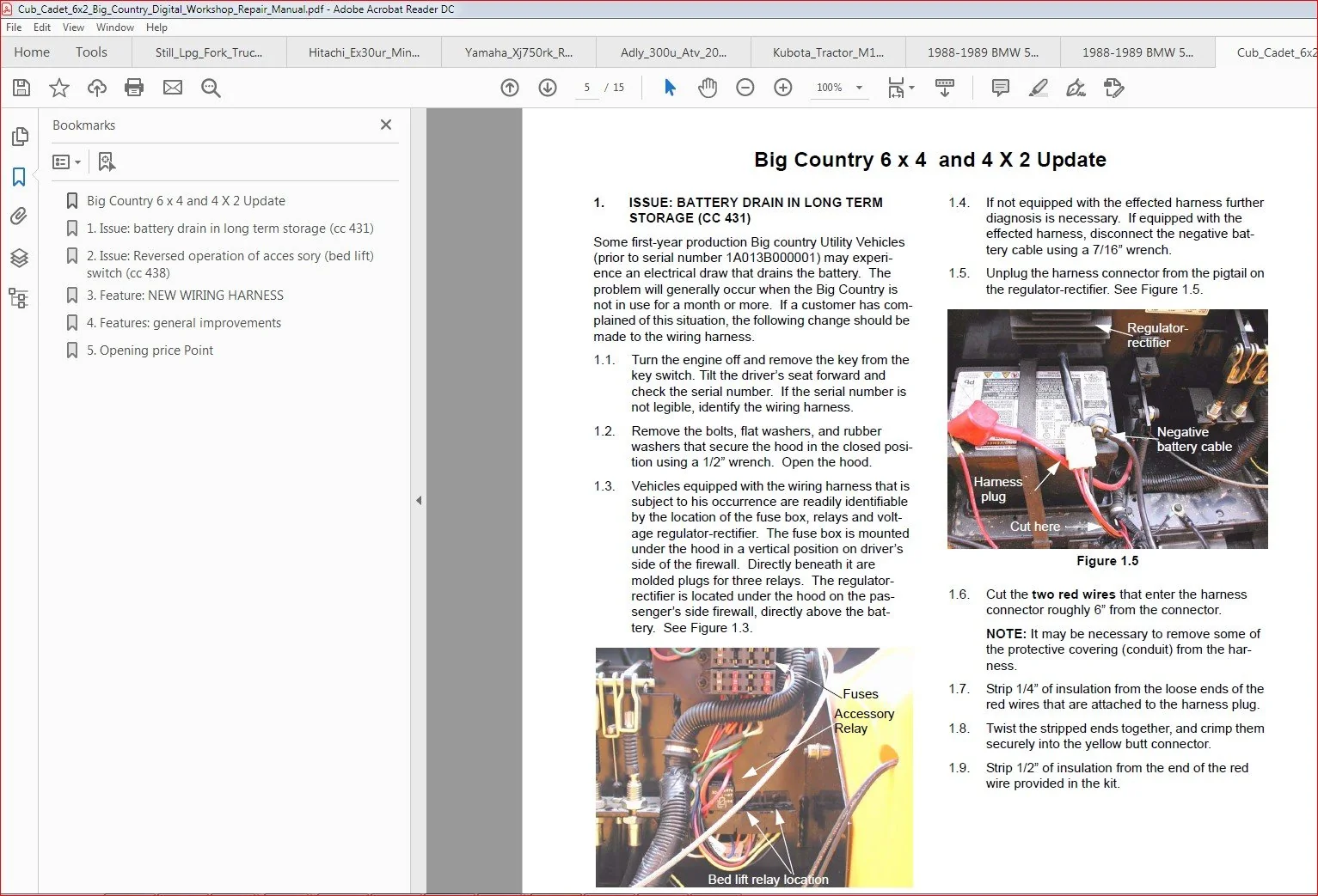 Cub Cadet 6x2 Big Country Digital Workshop Repair Manual - PDF DOWNLOAD - Image 3