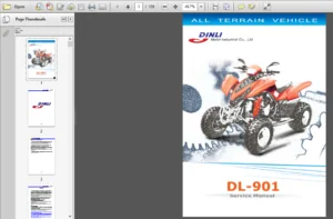 Dinli Dl901 450cc Atv Digital Workshop Repair Manual 2006 Onward - PDF DOWNLOAD