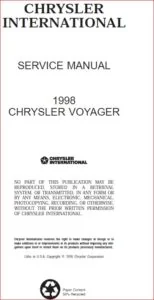 Dodge Caravan 1996-2000 Workshop Service Repair Manual - PDF DOWNLOAD