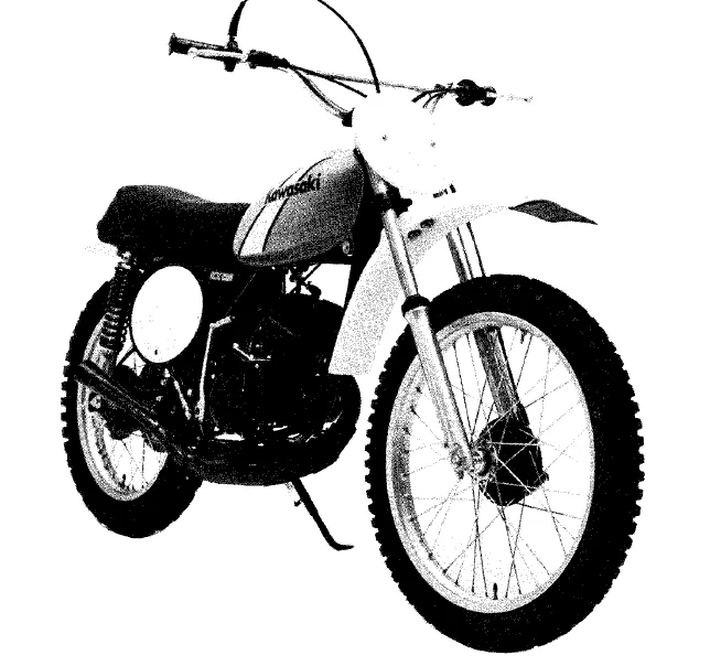 Kx125 Kx 125 1974 2 Service Repair Workshop Manual Instant DOWNLOAD - Image 4