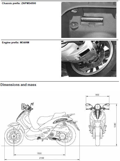 Piaggio Beverly Cruiser 500 500ie Ie Service Repair Workshop Manual Instant Download - PDF - Image 5