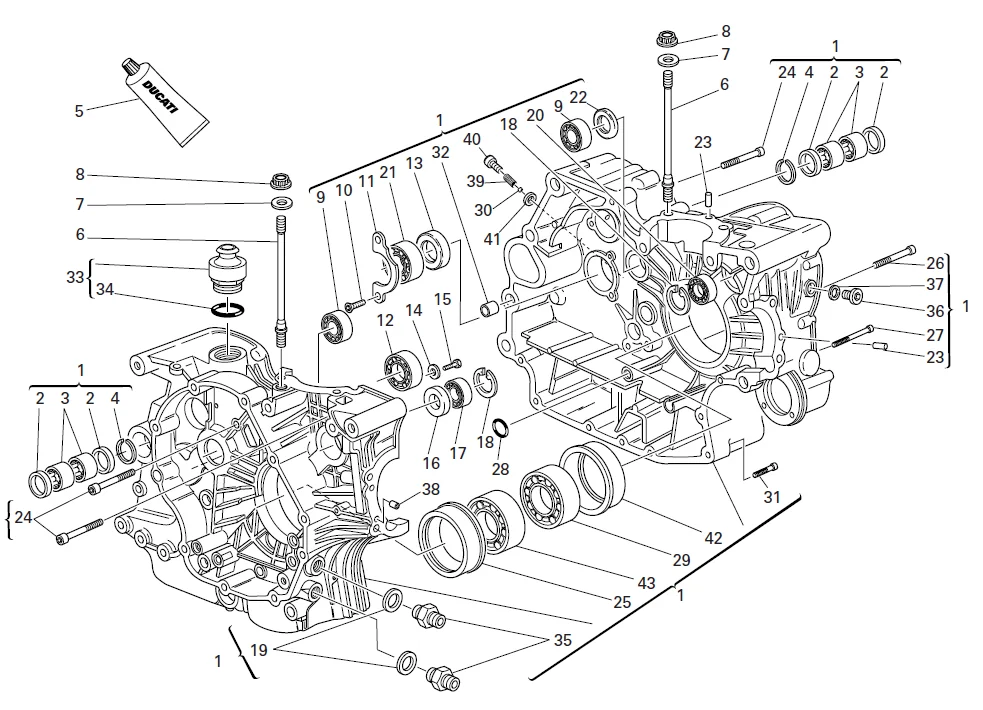 Ducati Sportclassic Sport 1000s Parts Manual Catalogue 2007 2008 2009 Pdf Download - Image 3