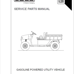 EZ GO Chushman Utility Service Manual ST 4x4 2