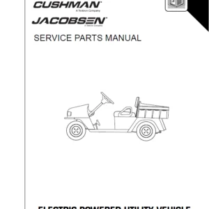 EZ GO Chushman Utility Services Manual Mod 800   280 2008 Gas - PDF Downloads