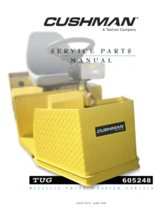 EZ GO Chushman UtilityService Manual TUG 2006 Electric - PDF Downloads