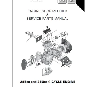 EZ GO  Engine Workshop Manual 295cc 350cc -PDF Download