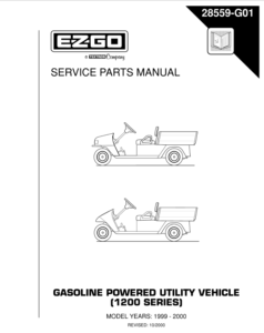 EZ GO Utility Service Manual Fleet 2008 - PDF Download - HeyDownloads ...