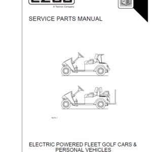 EZ GO  Utility service  Manual  Fleet 2008 - PDF Download