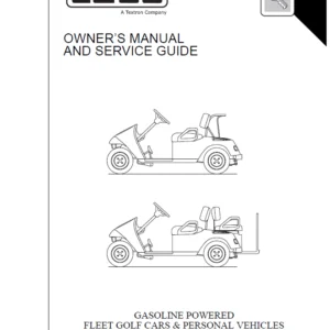 EZ GO owners service guide Manual  2002 golf car - PDF Download
