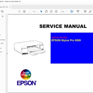 Epson Printer Repair Reset Ink Service Manuals 2008 - PDF Download